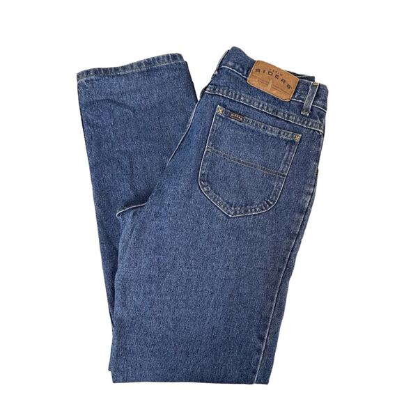 Lee Riders Jeans Unisex 31 x 32 Vintage Cotton Denim High Waist Straight Leg - Picture 3 of 14